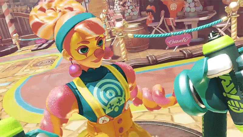 Arms Next Fighter Is A Candy Clown Kotaku Australia 