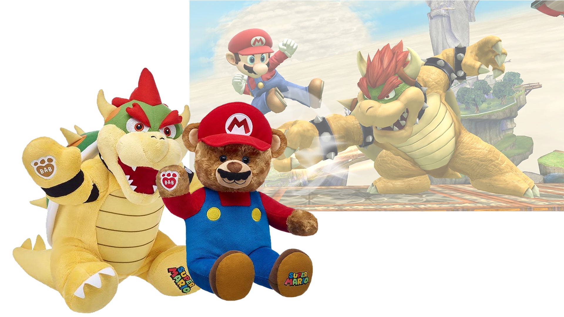 Mario And Bowser Get Along Much Better As BuildABears Kotaku Australia