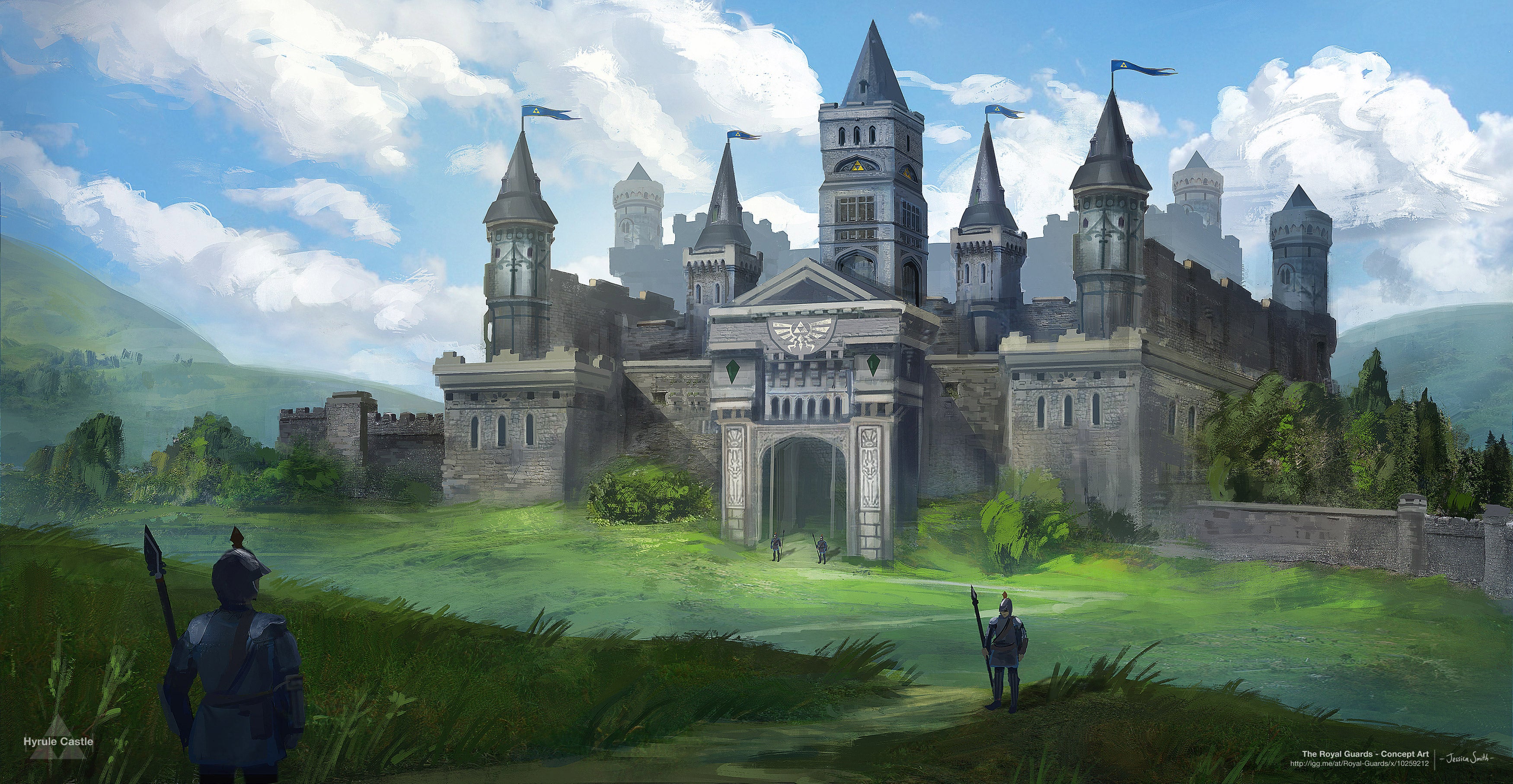 Commissioned Concept Art Of Hyrule Castle | Kotaku Australia