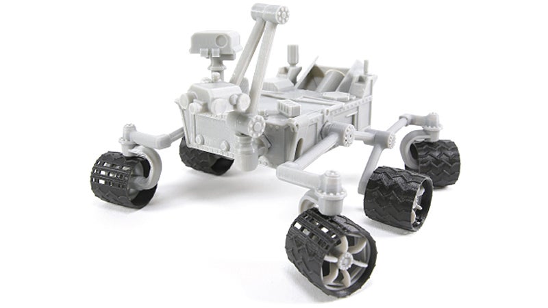 NASA Released A Free 3DPrintable Model Of The Curiosity