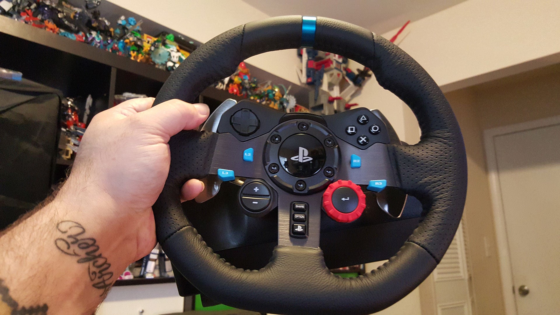 Logitech G29 Driving Force Racing Wheel For PS4: The ...