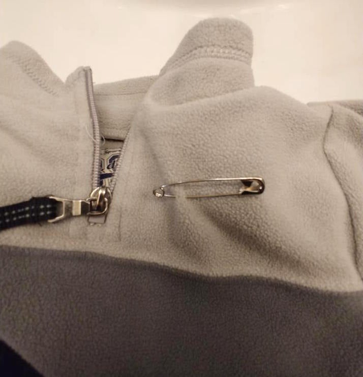 Keep Track Of Outgrown Clothing With Safety Pins