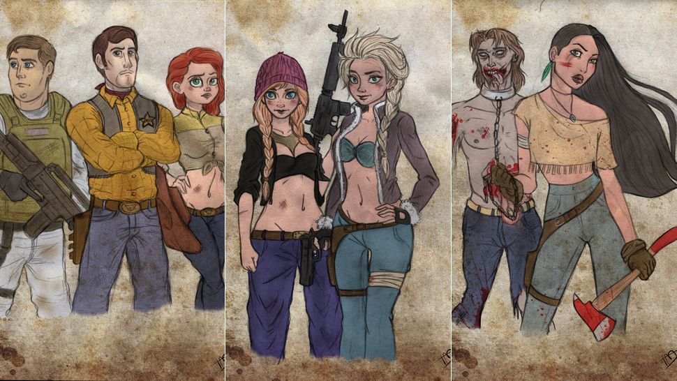 If Disney Characters Were In The Middle Of A Zombie ... - 970 x 546 png 1070kB