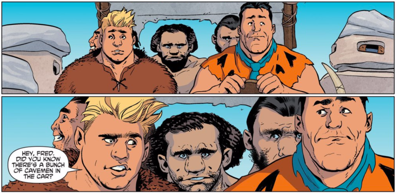 Flintstones Comic Has Hipster Cavemen 