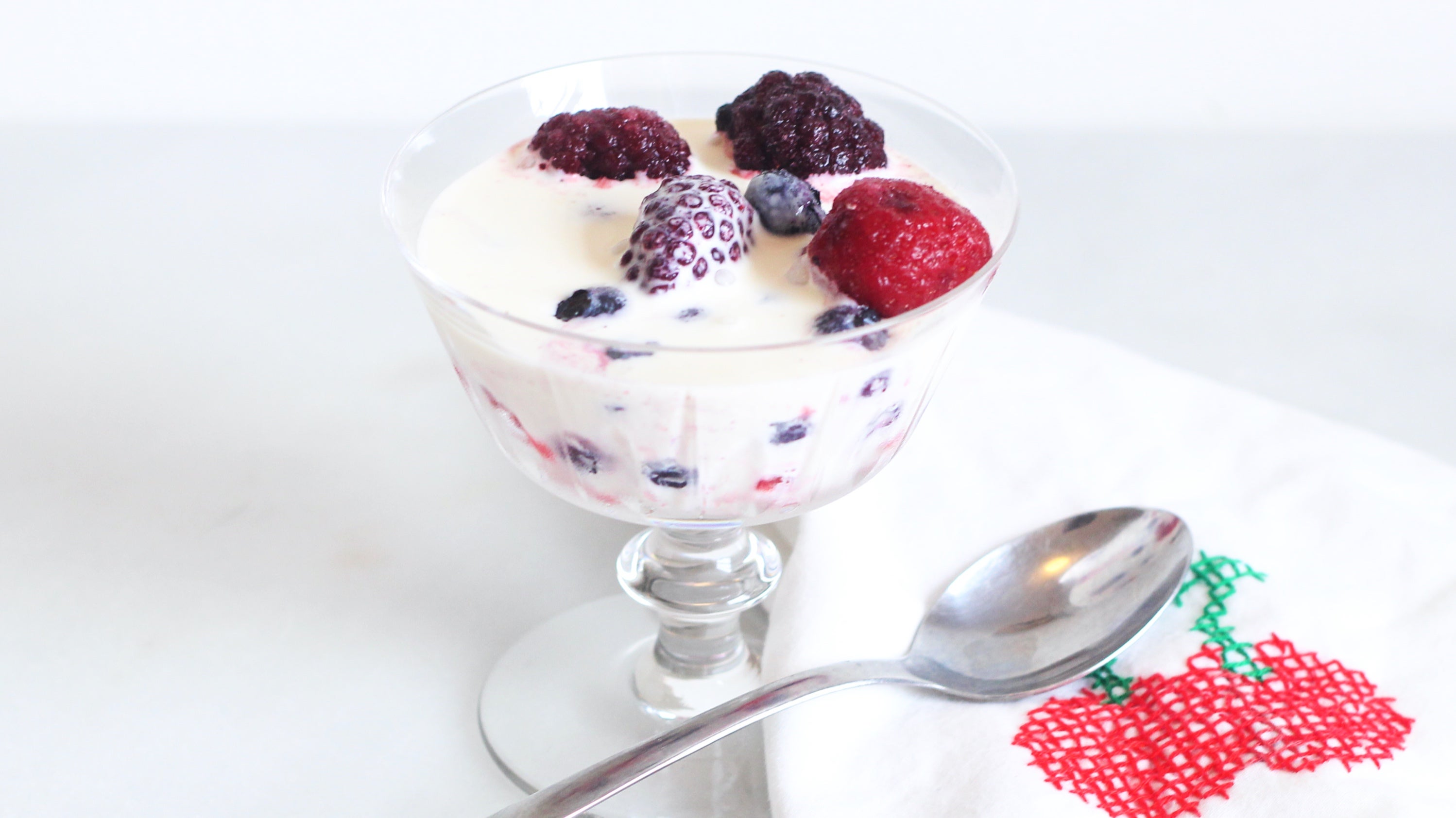 Frozen Berries And Cream Is A Perfect Quarantine Dessert