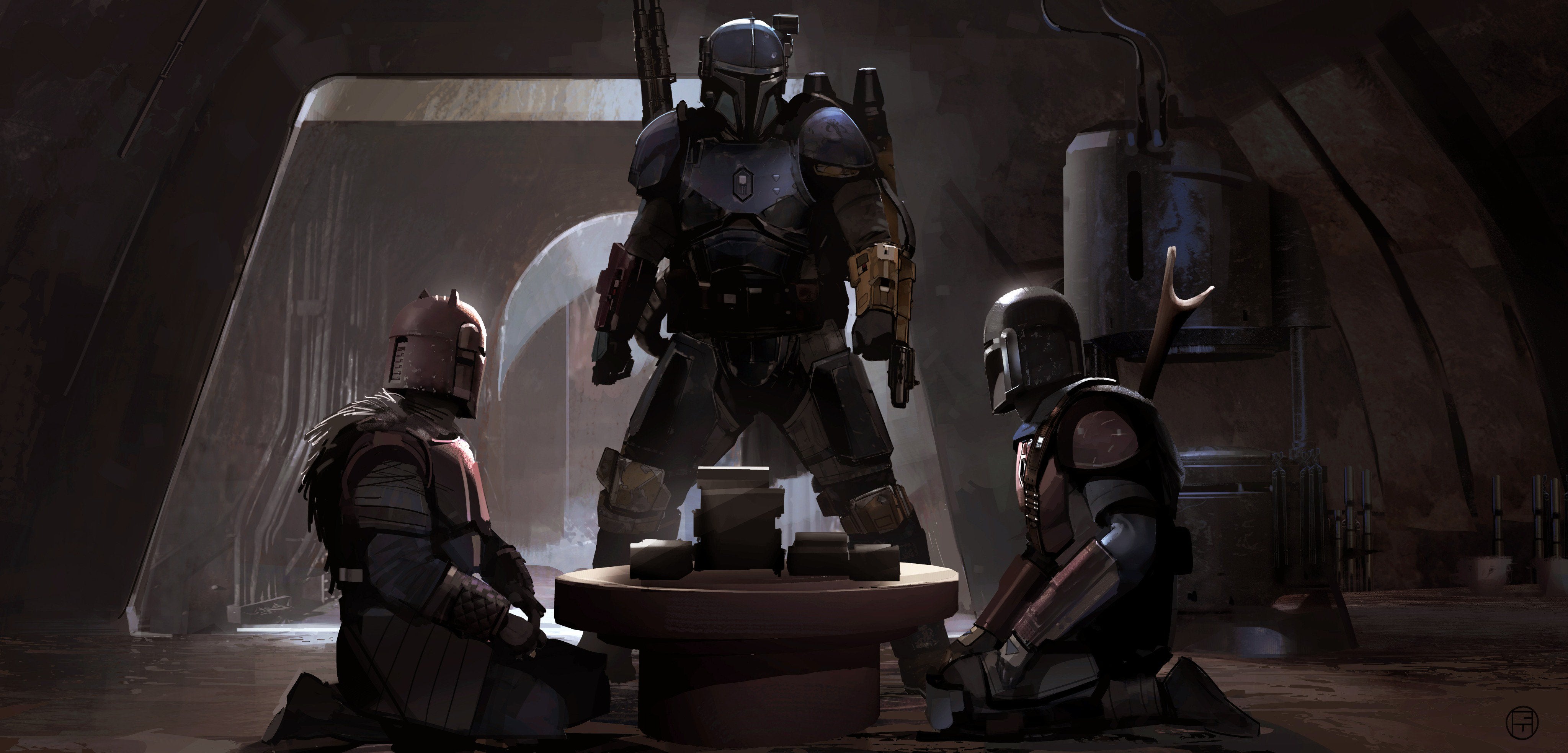 this is the way to some gorgeous new mandalorian concept art