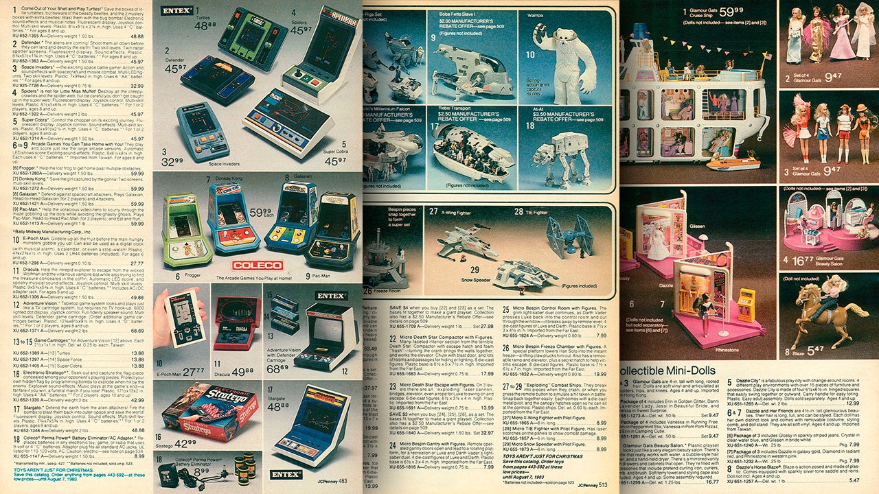 this 1982 catalogue is a jackpot of 39 80s toys and j c penney christmas catalog