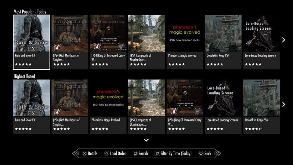 how to get mods on ps4 skyrim