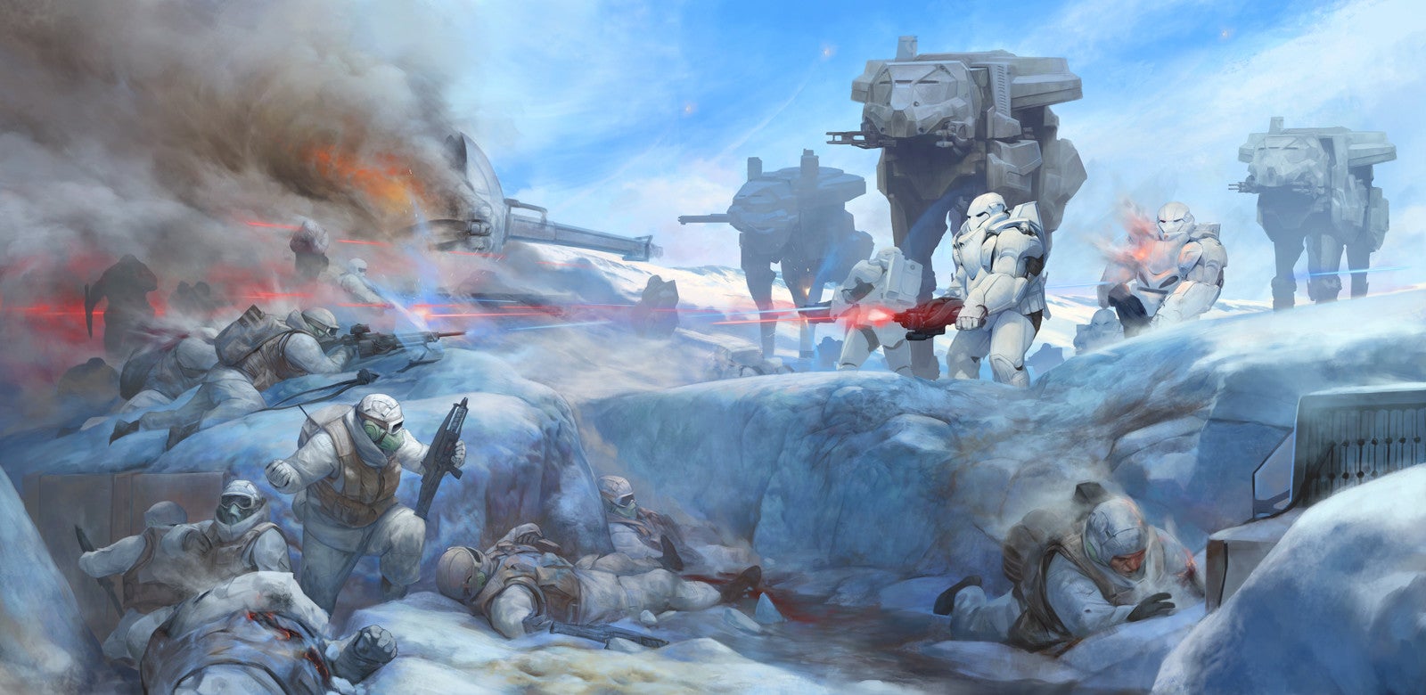 Fine Art: Wait, That's Not How I Remember The Battle Of Hoth... | Kotaku Australia