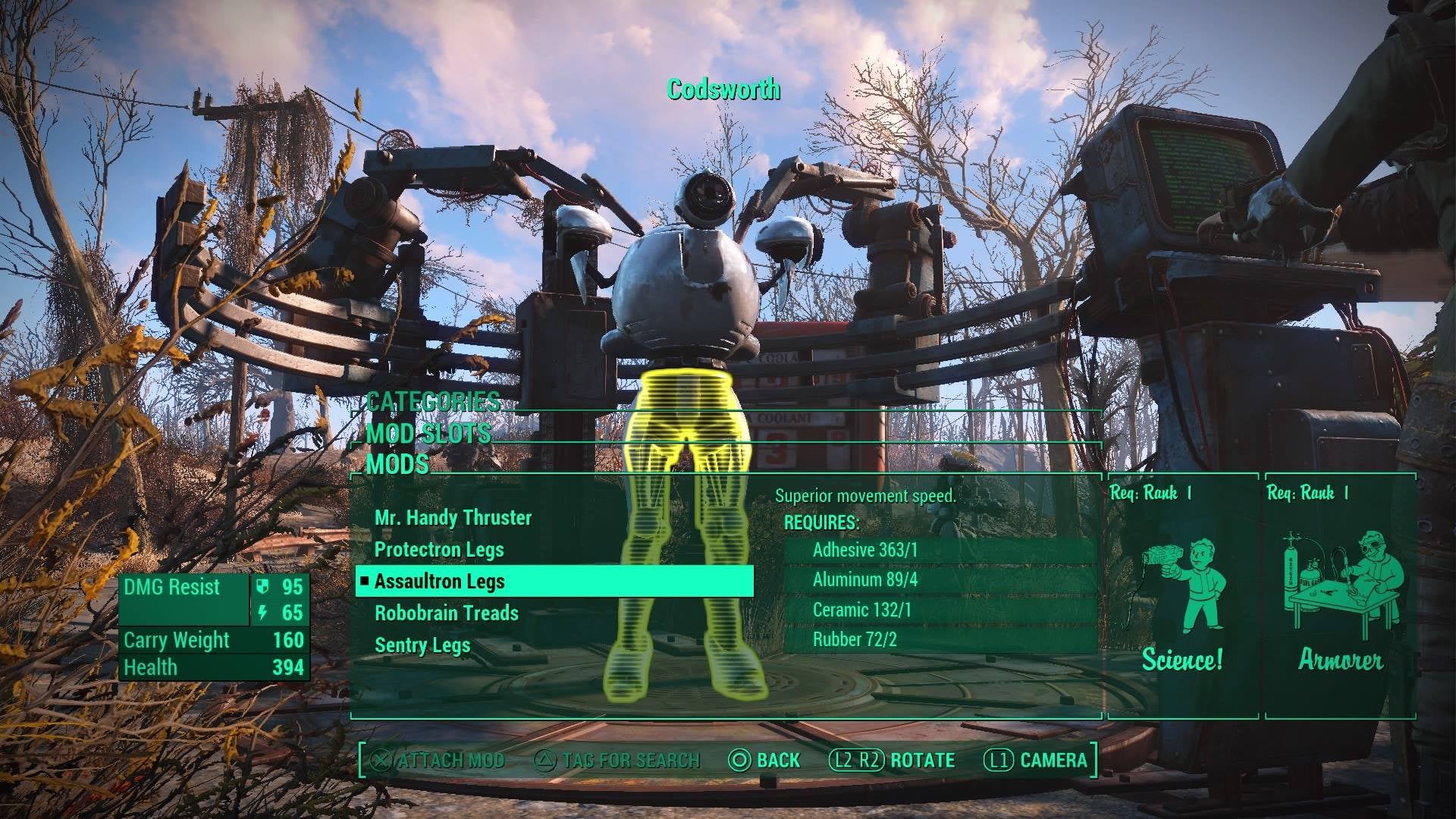 Fallout 4 какие имена произносит кодсворт фото 52