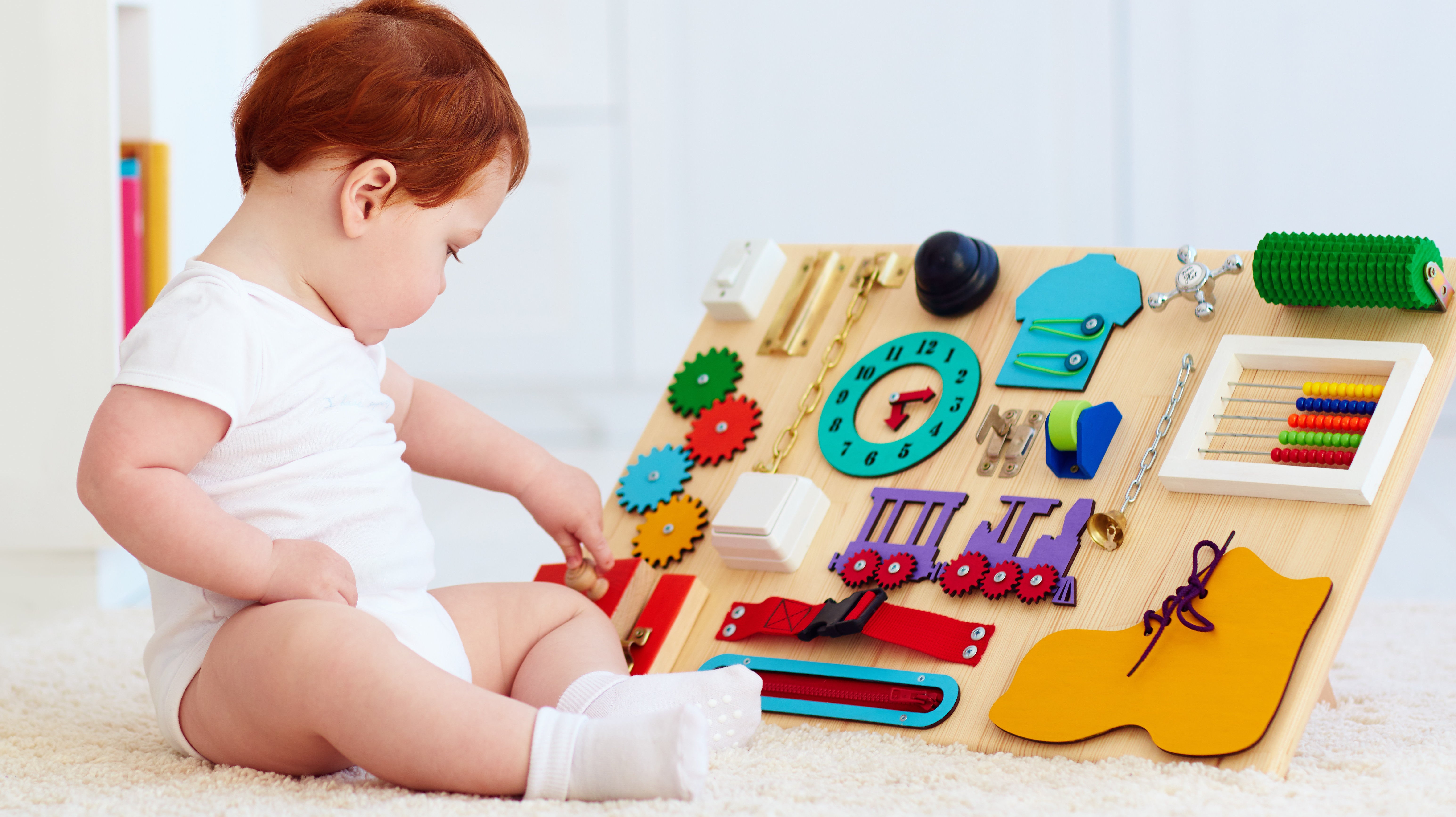 Make A Busy Board For Your Baby