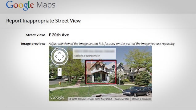How do you view your house from the street using Google Street View?
