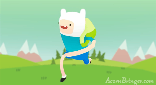 Look Kids, It's The First 3D Mobile Adventure Time Game ... - 640 x 351 animatedgif 659kB