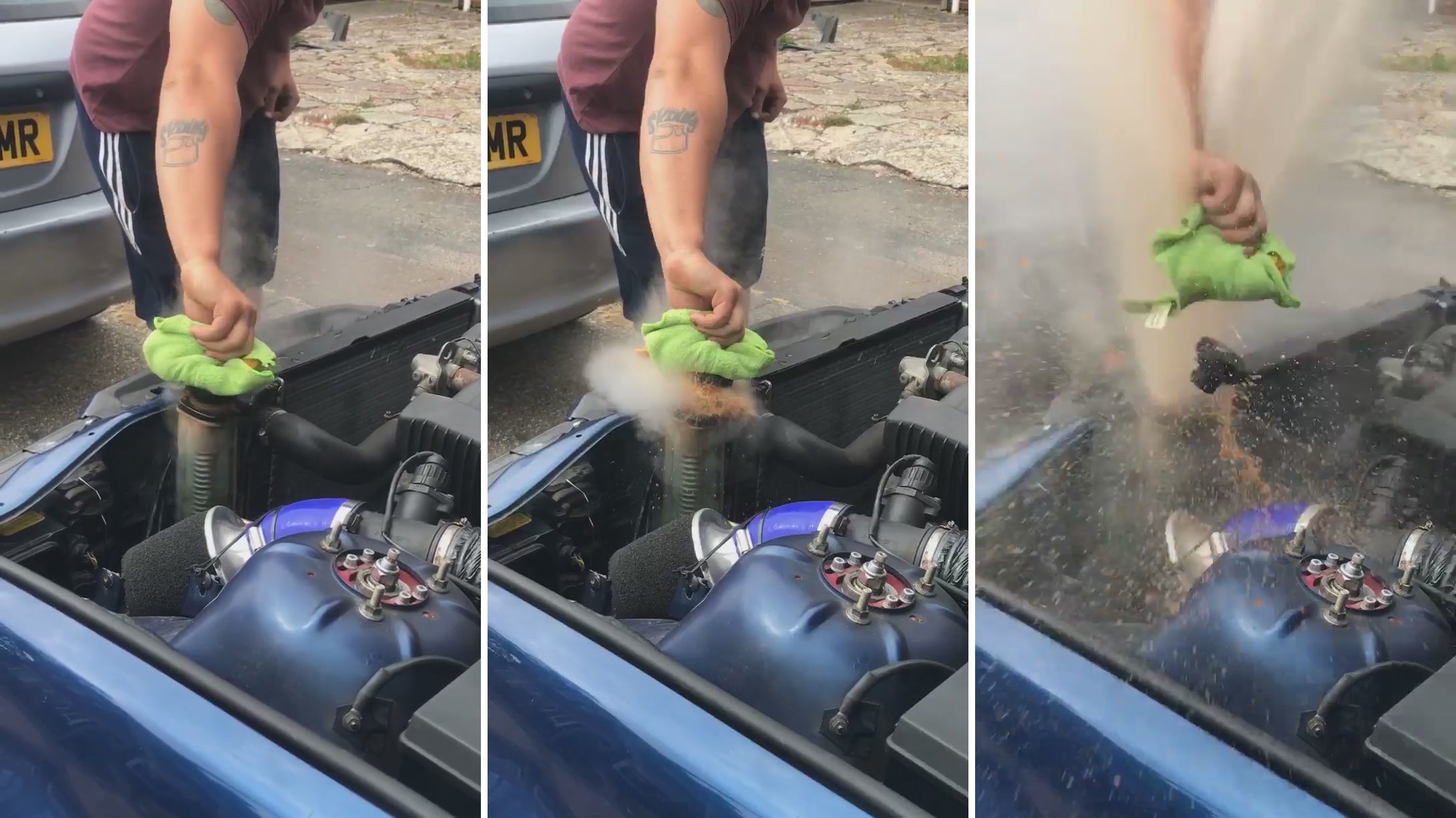 Here’s What Happens When You Open A Hot Radiator Cap