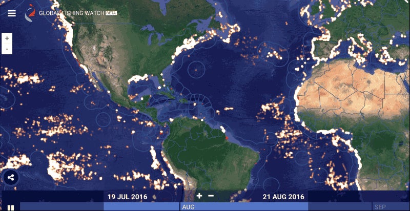 of ships sailing the seas to catch the fish you eat and now you can watch them sail the ocean in almost real time on this interactive map the global