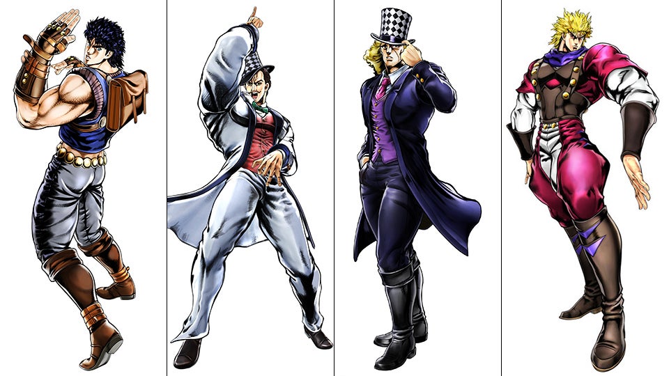 All The Characters In The New Jojos Bizzare Adventure Game Kotaku 