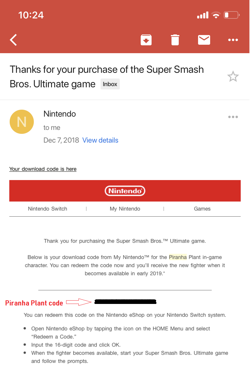 nintendo switch codes for free games