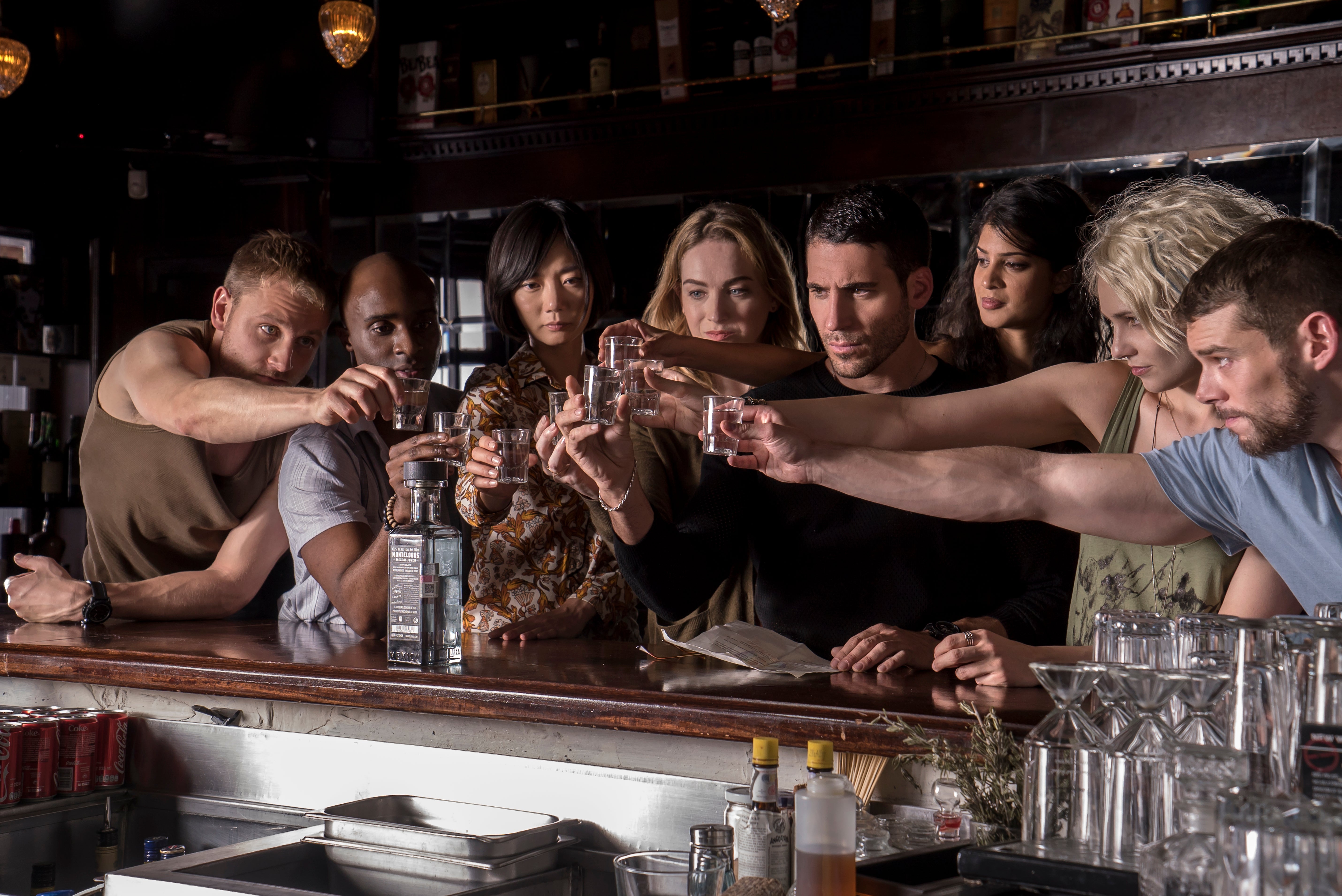 The Sense8 cast