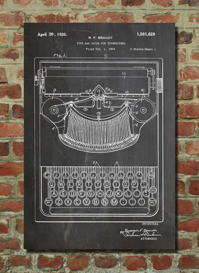 Posters Of Famous Patents Put Other People's Great Ideas On Your Wall ...