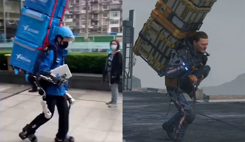 Chinese Exoskeleton Is Basically Death Stranding Cosplay