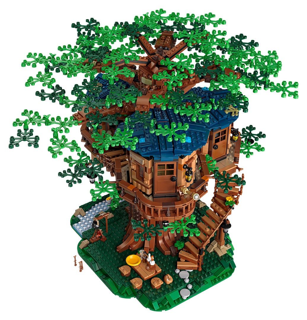 The New Lego Ideas Treehouse Includes Over 180 Plant Based Bricks