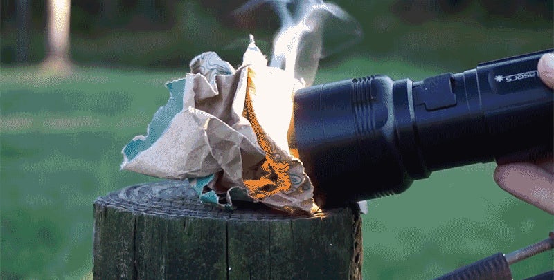A Torch That Can Start Fires And Cook Dinner Is The Best Camping