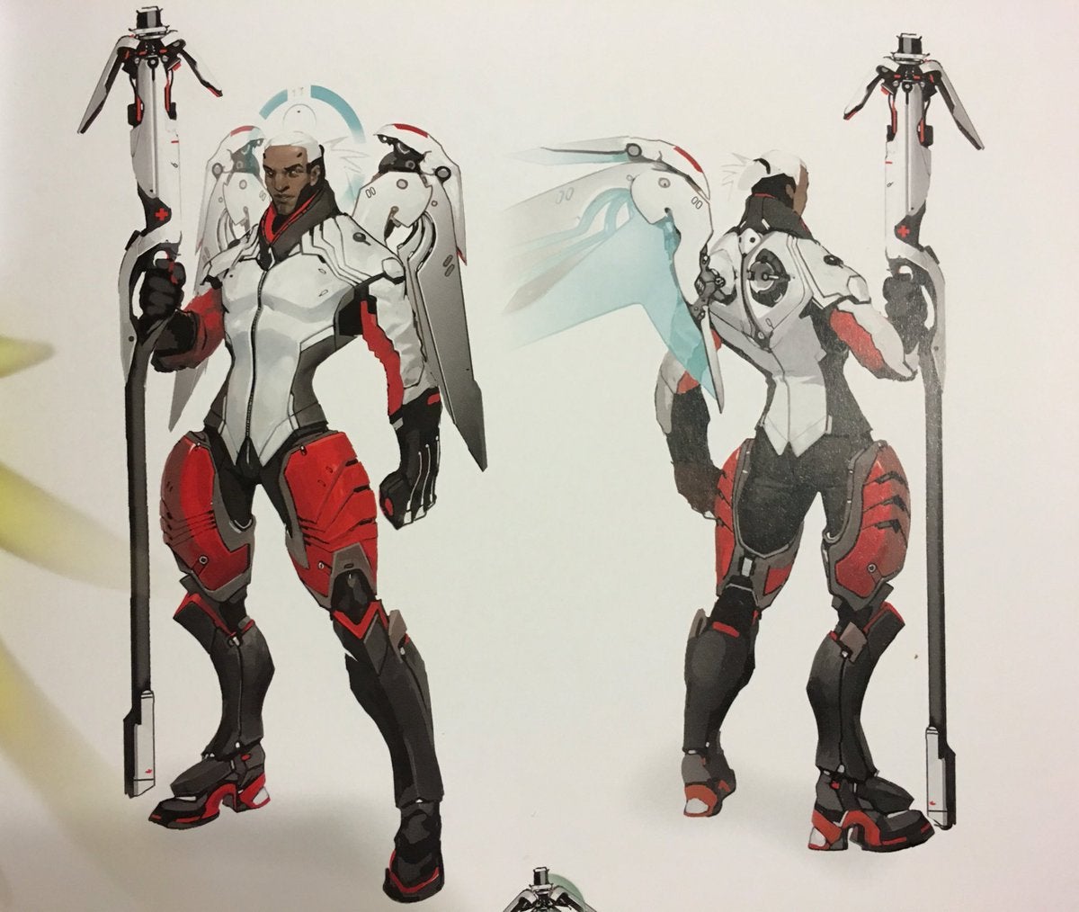 Everyone Has A Crush On This Concept Art For Overwatchs Mercy 2157