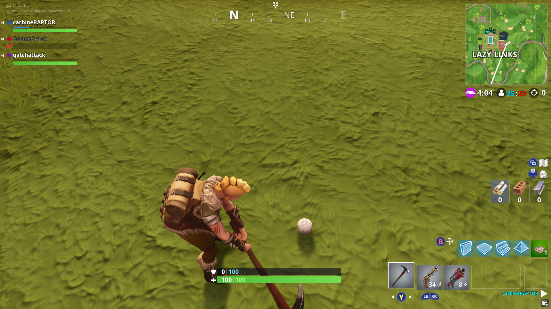 is surprisingly difficult because there s no real way to gauge how hard you ll hit it other than by trial and error screenshot epic games fortnite - how to hit golf ball in fortnite