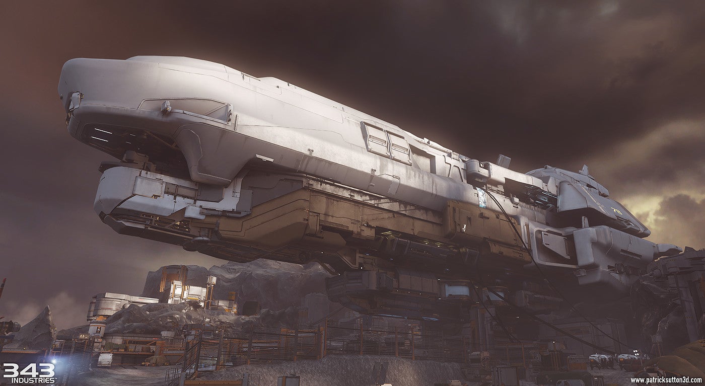 Fine Art: The Spaceships And Spartans Of Halo 5 | Kotaku Australia