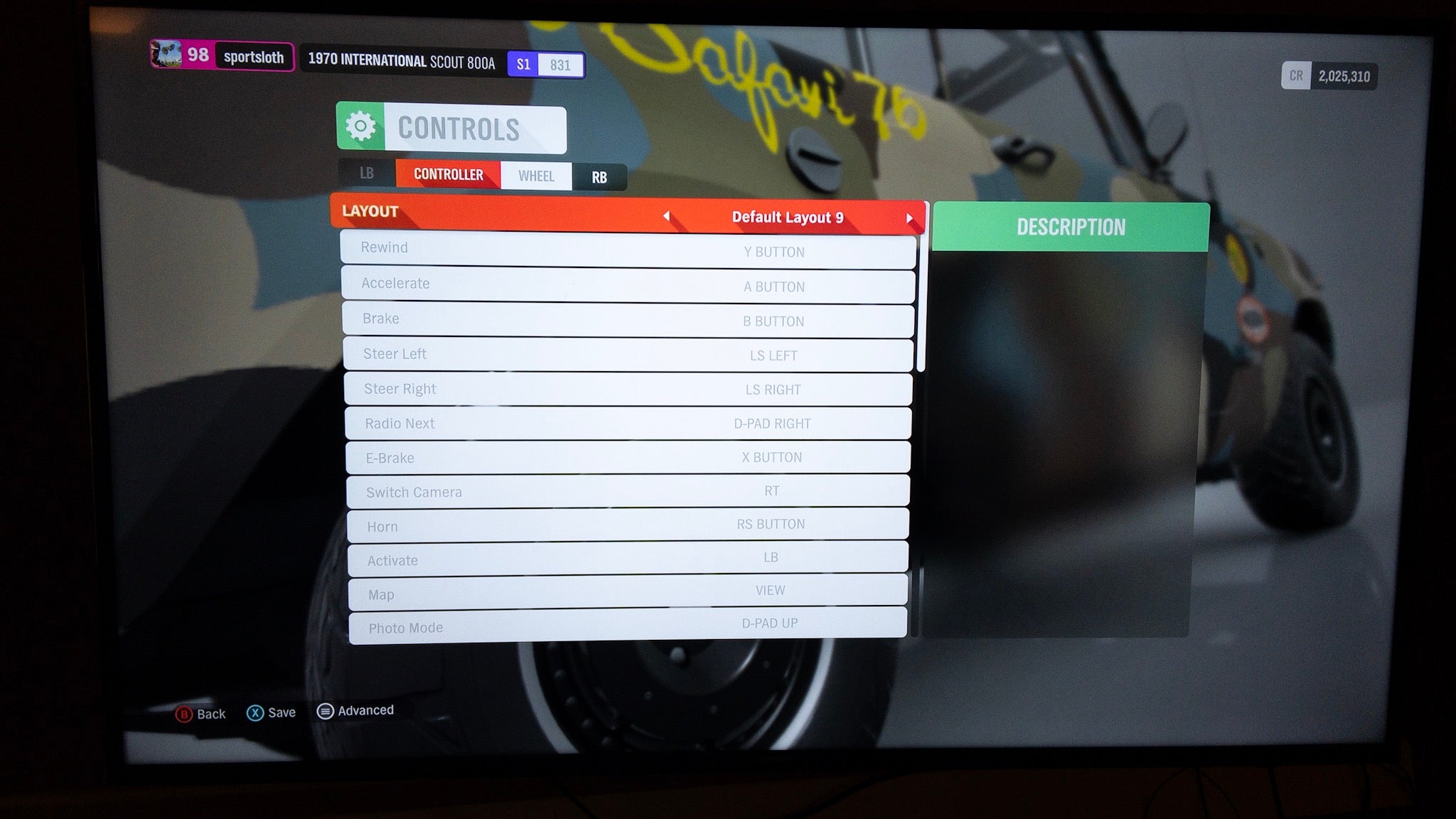 forza horizon 4 pc controls