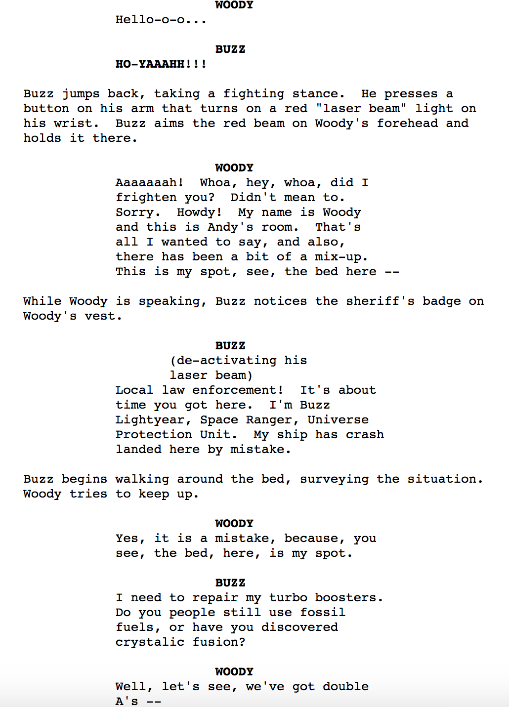 5 minute short film scripts for students
