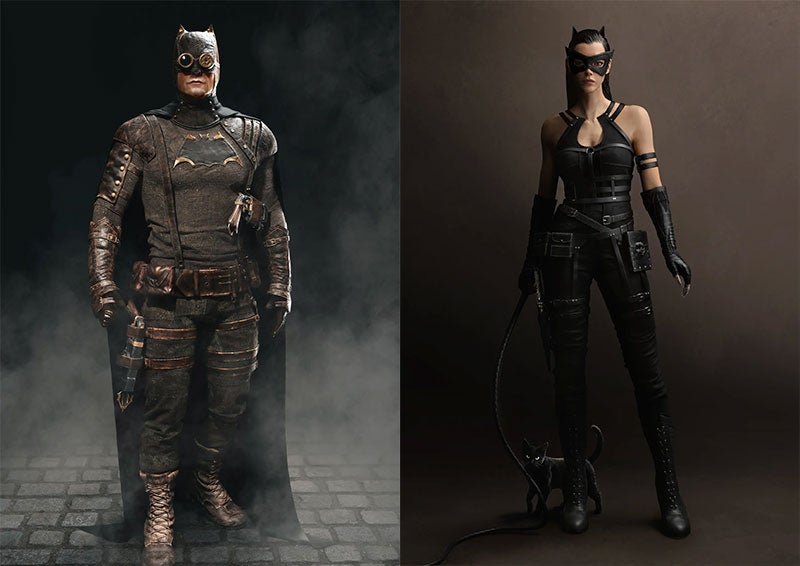 Ye Olde Batman & Catwoman