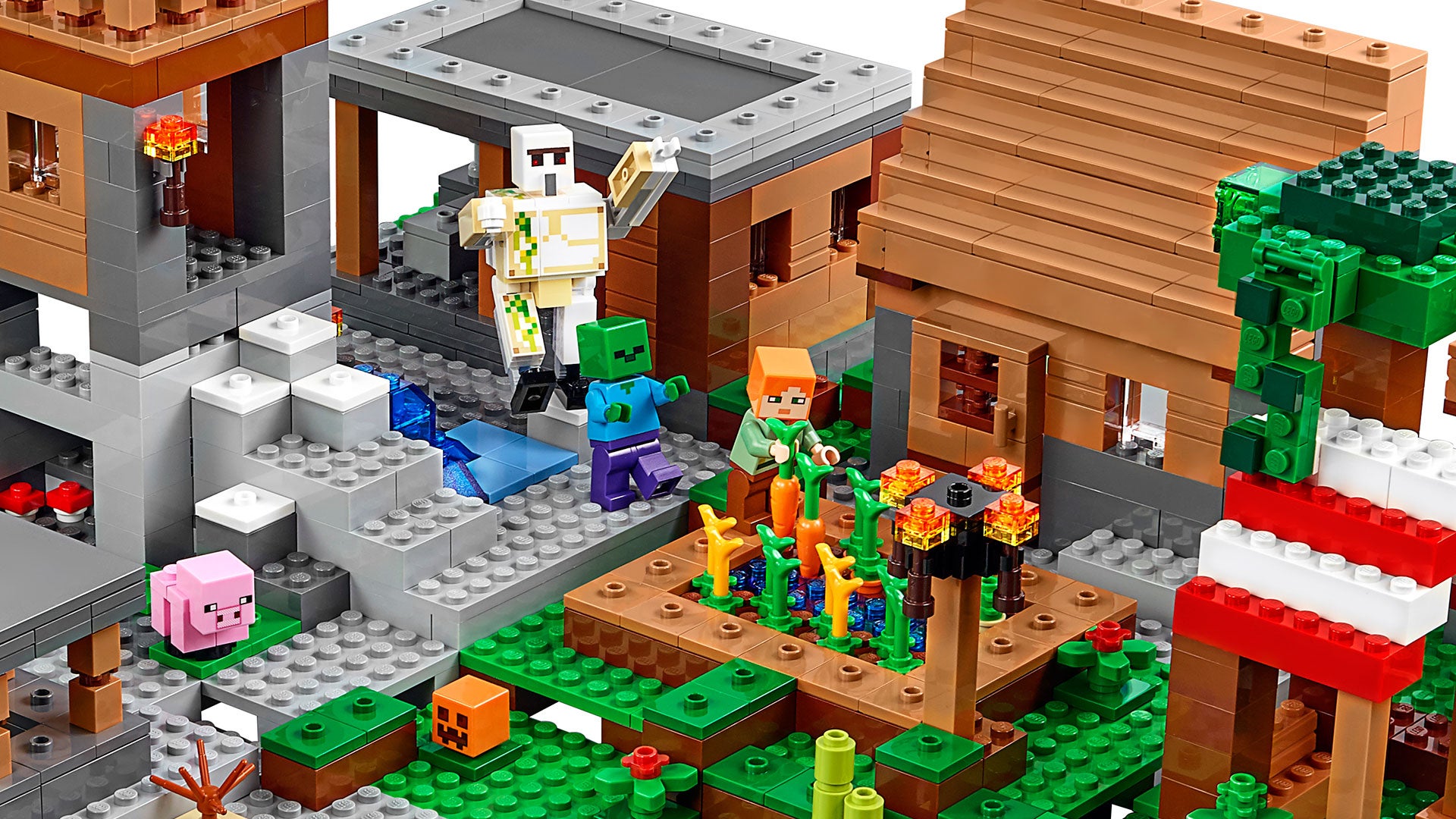 The Village Is The Biggest Official LEGO Minecraft Set Yet | Kotaku ...