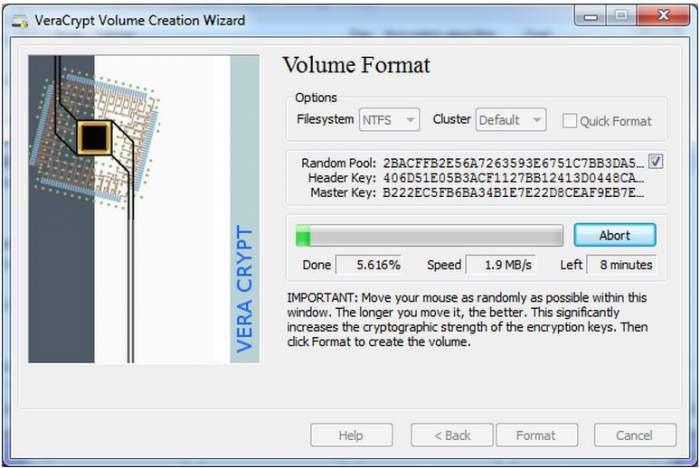 Generate An Encrypted Key File For Veracrypt