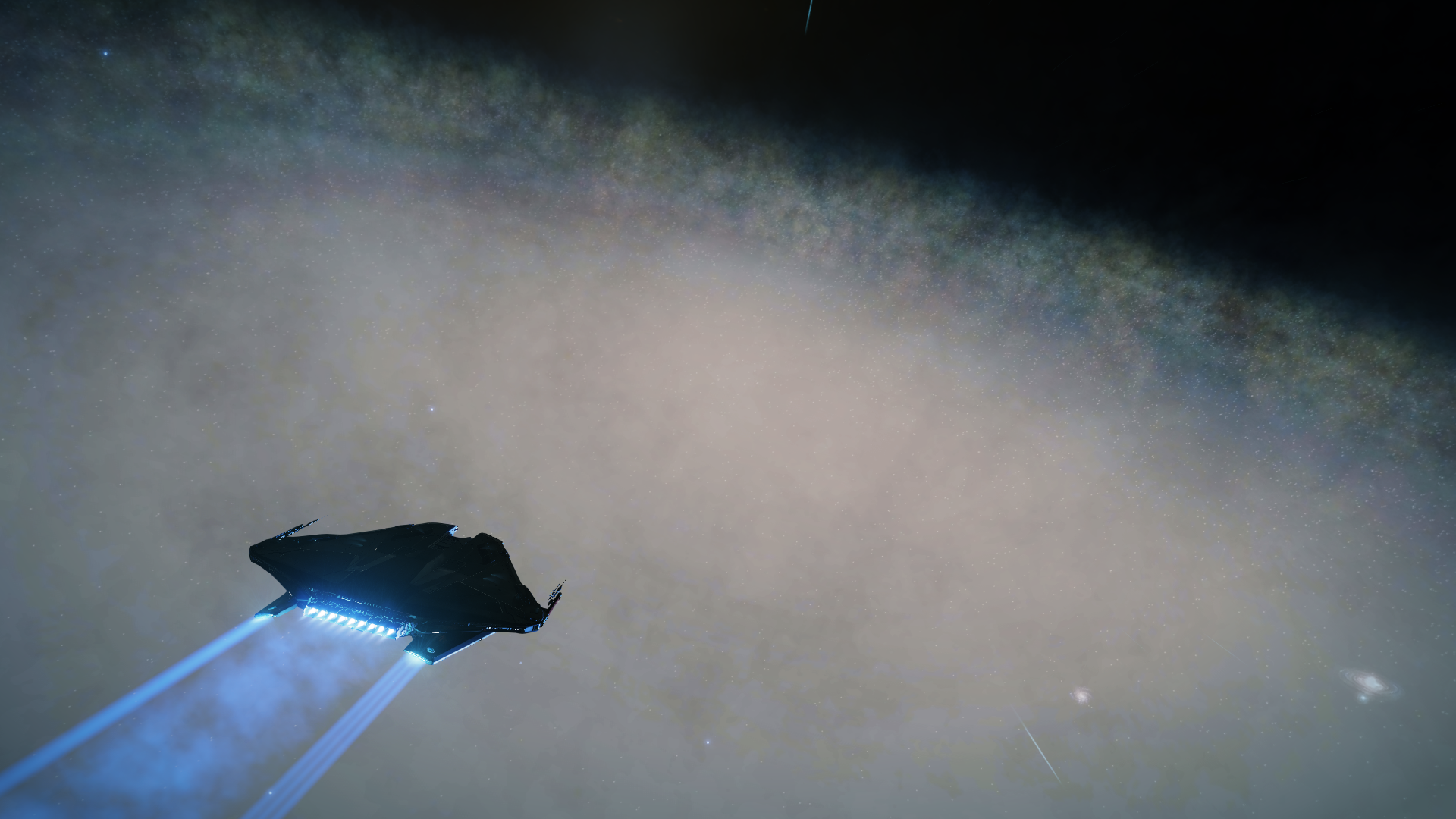Elite Player Took Some Beautiful Screenshots Of His 18-Week Journey Across Space