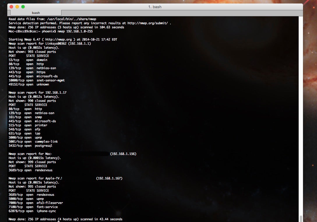 Nmap for mac