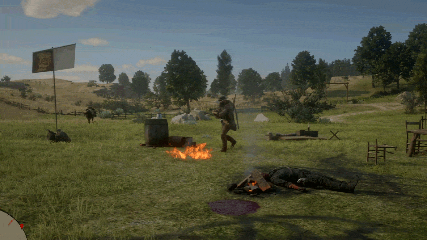 Two Explosive Jackasses Invaded My Camp In Red Dead Online