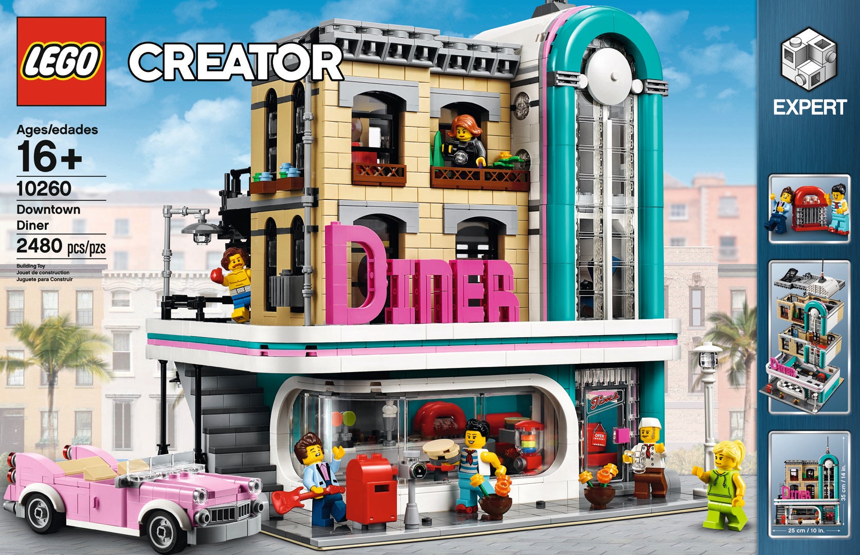 New Downtown Diner Set Brings '50s Flair To LEGO Cities