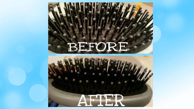 how to get hair out of a brush