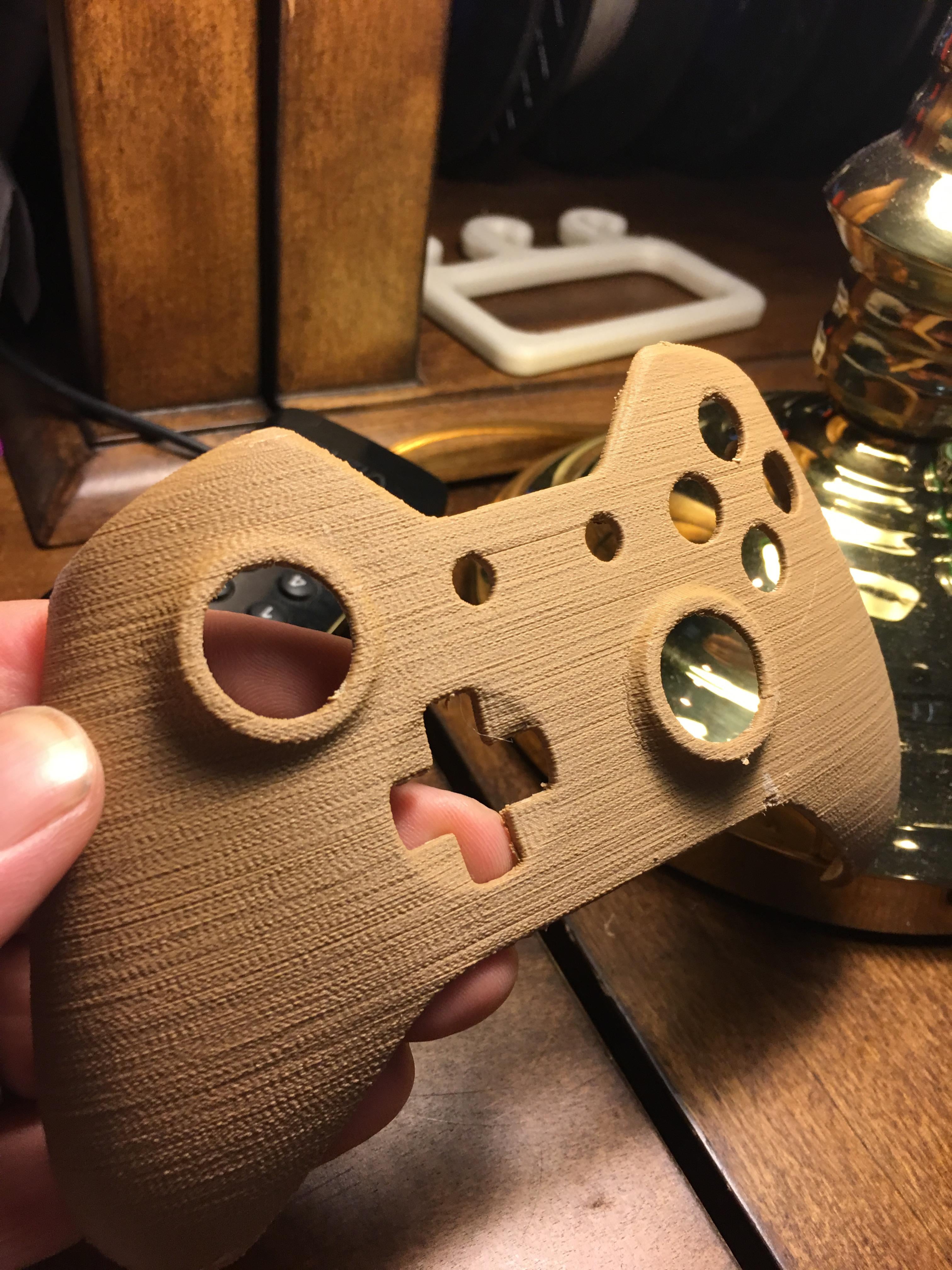 A 3D-Printed Xbox One Controller, Made Of Wood | Kotaku Australia