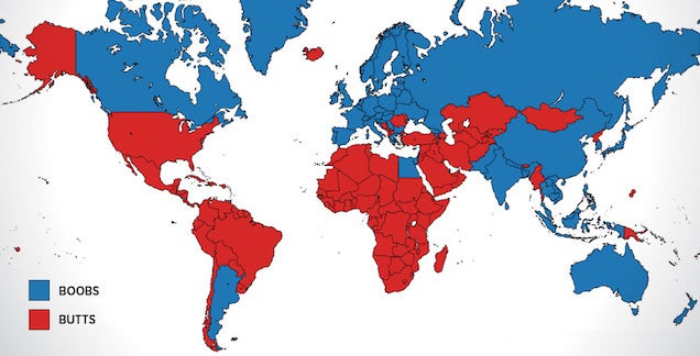 636px x 324px - Maps Show Which Body Parts In Porn Are The Most Popular ...