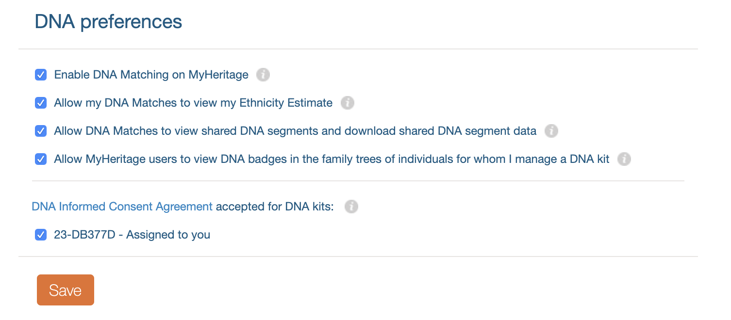 how do i manage my dna matches