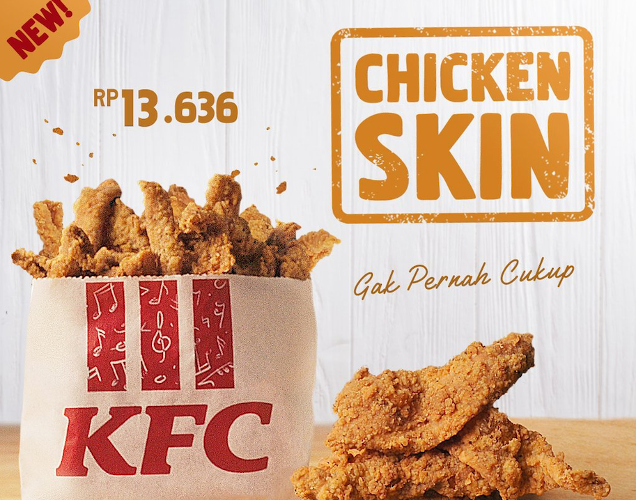 KFC Is Now Serving Chicken Skin In Indonesia