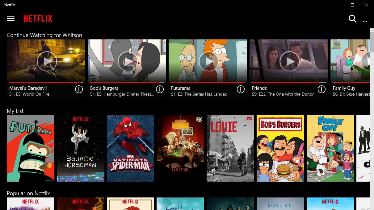 Netflix Gets A New, Redesigned App For Windows 10 With Live Tiles And