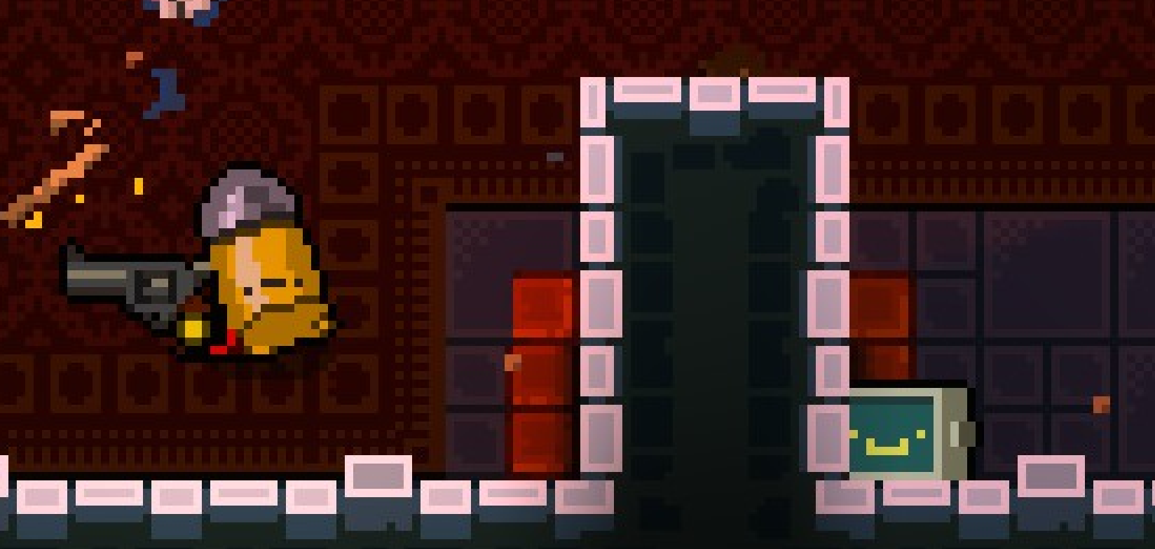 helmet guy enter the gungeon