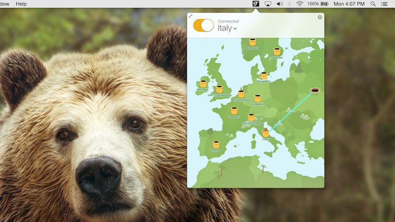 how to use tunnelbear on mac