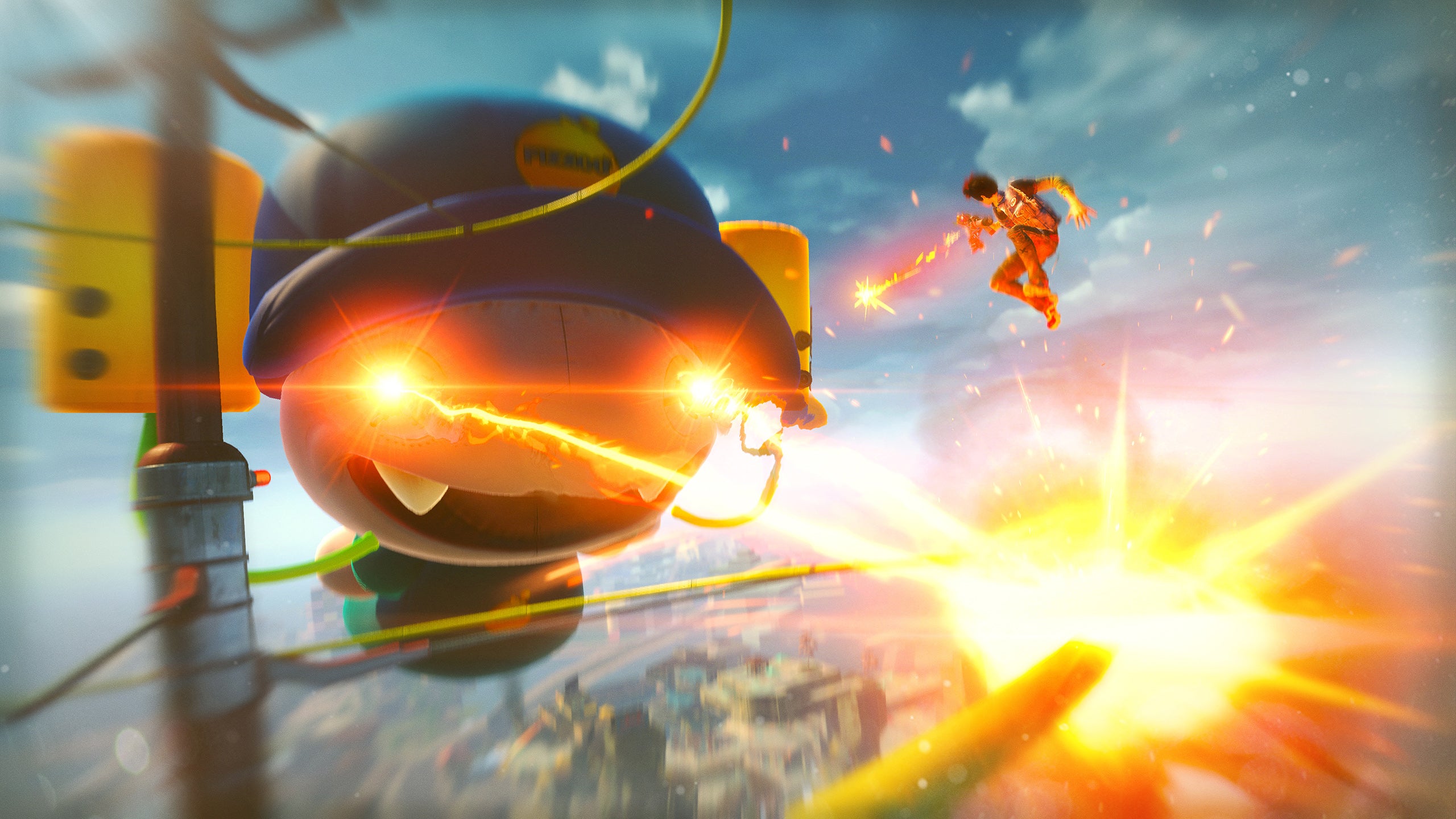 Sunset Overdrive's crazy style is a gleeful blend of Tony Hawk Pro Skater  and combat (review)