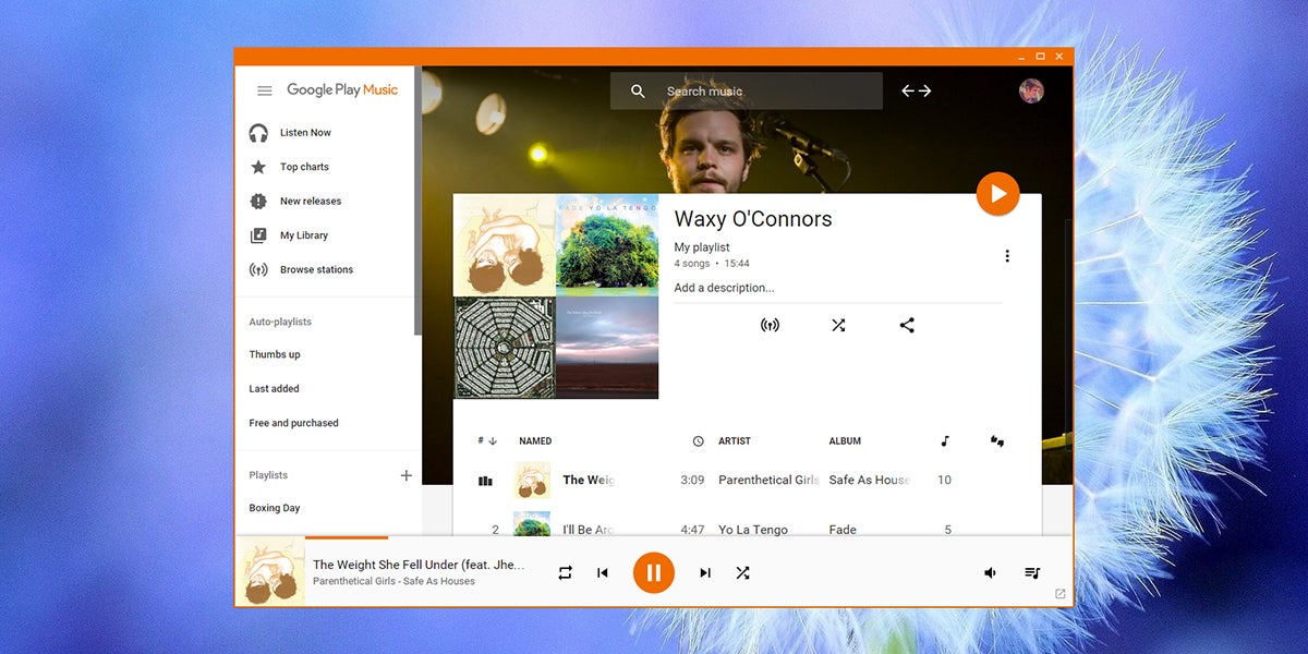 google play music desktop player mini