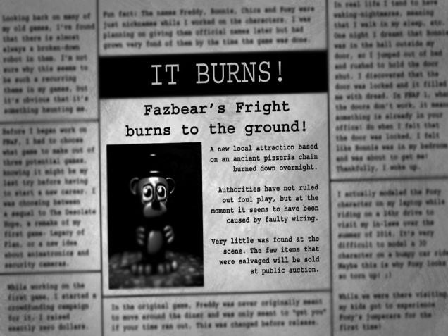 10 Secrets Hidden In Five Nights at Freddy's 3