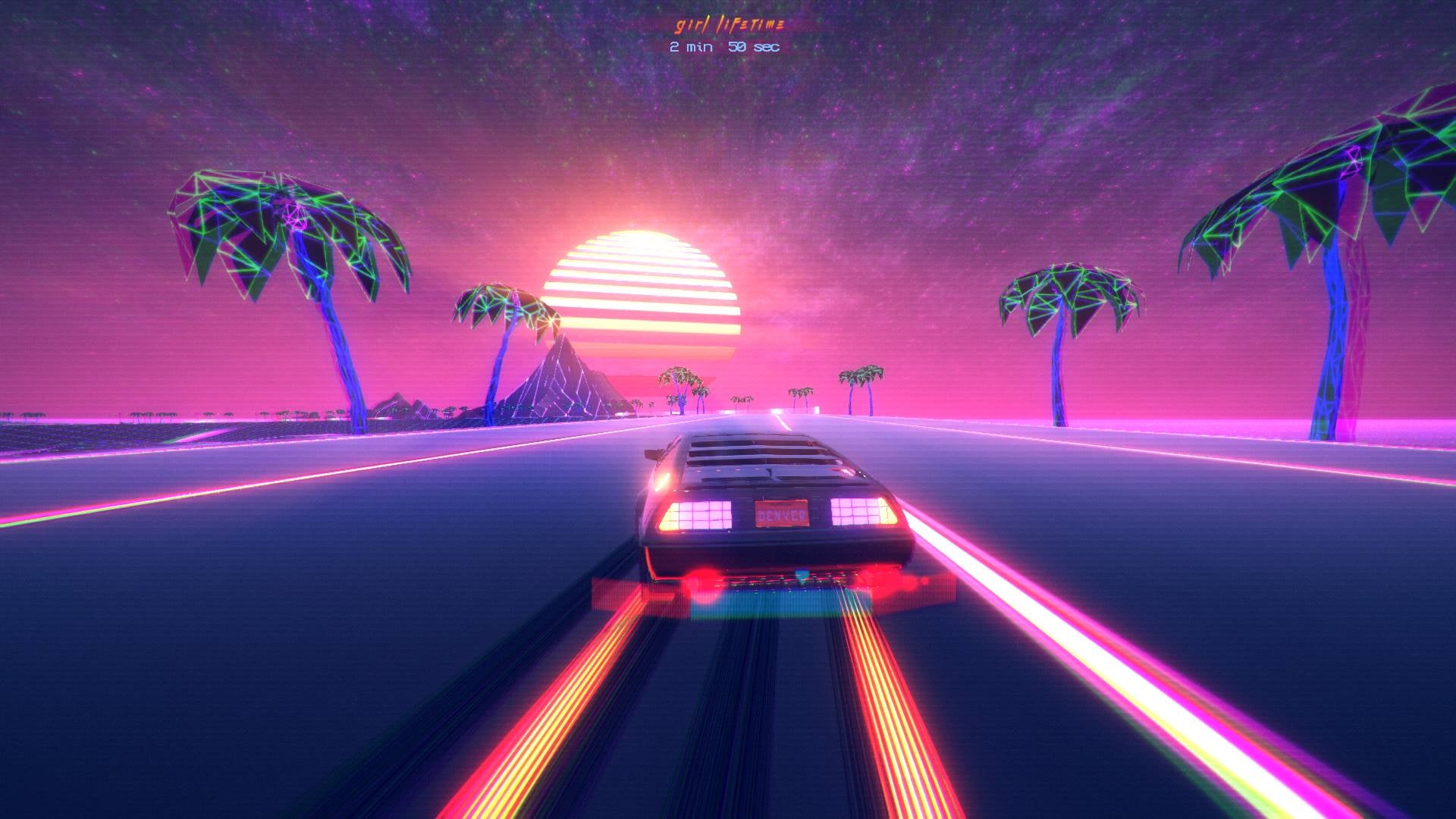 neon drive like games